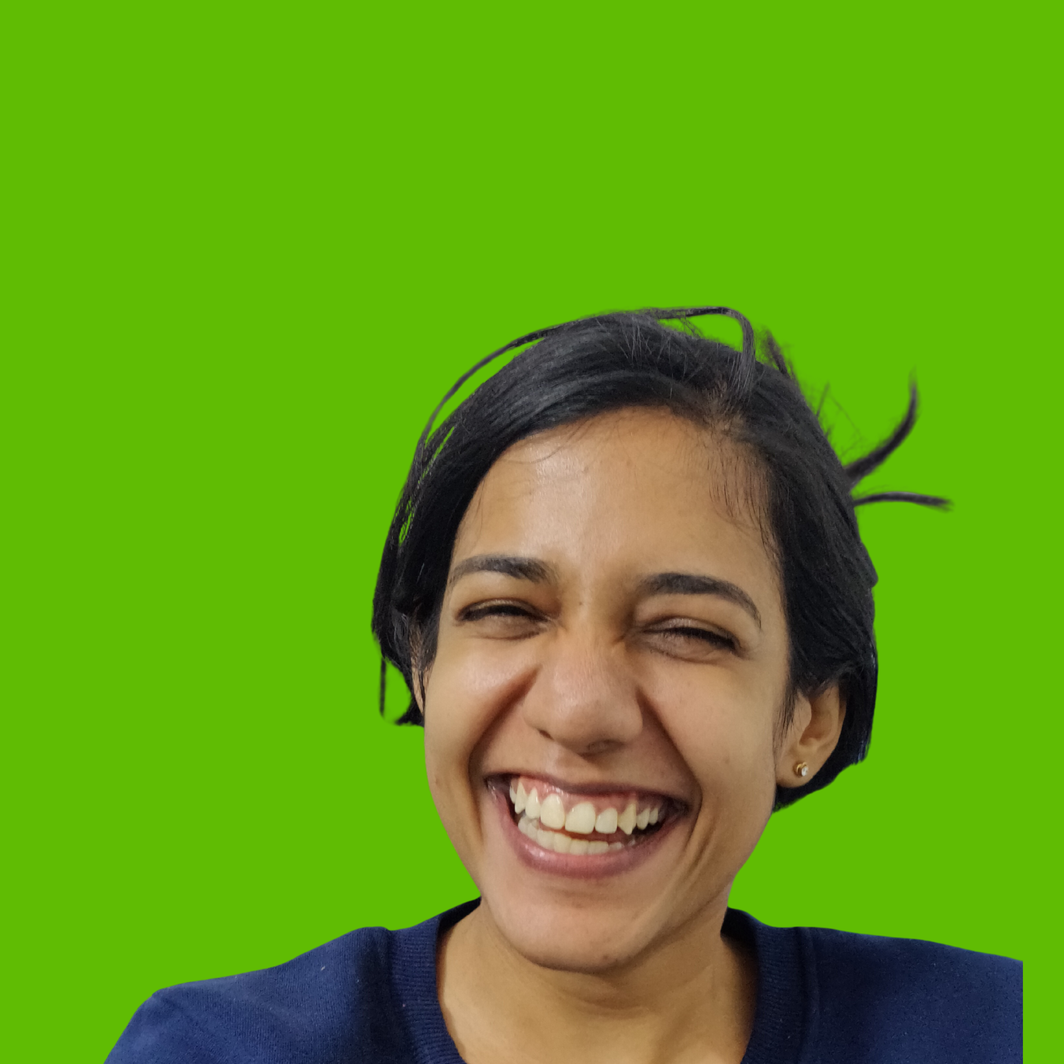 Delighted patient smiling after dental treatment at Bite Dental